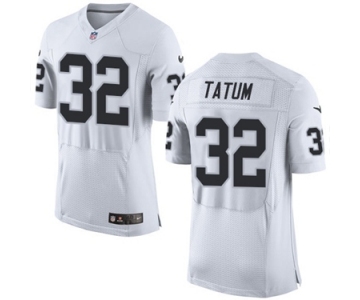 Men's Nike Oakland Raiders #32 Jack Tatum Elite White NFL Jersey