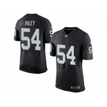 Men's Nike Oakland Raiders #54 Perry Riley Elite Black Team Color NFL Jersey