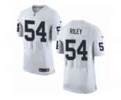 Men's Nike Oakland Raiders #54 Perry Riley Elite White NFL Jersey