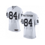 Men's Nike Oakland Raiders #84 Cordarrelle Patterson Elite White NFL Jersey