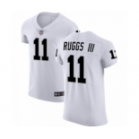 Men's Oakland Raiders #11 Henry Ruggs III Las Vegas Raiders Elite White Vapor Untouchable Jersey