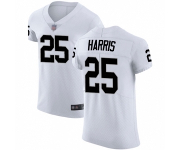 Men's Oakland Raiders #25 Erik Harris White Vapor Untouchable Elite Player Football Jersey