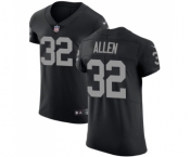 Men's Oakland Raiders #32 Marcus Allen Black Team Color Vapor Untouchable Elite Player Football Jersey