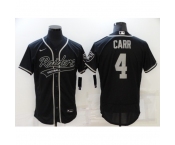 Men's Oakland Raiders #4 Derek Carr Black Nike Elite Jersey