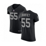 Men's Oakland Raiders #55 Vontaze Burfict Black Team Color Vapor Untouchable Elite Player Football Jersey