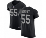 Men's Oakland Raiders #55 Vontaze Burfict Black Team Color Vapor Untouchable Elite Player Football Jersey