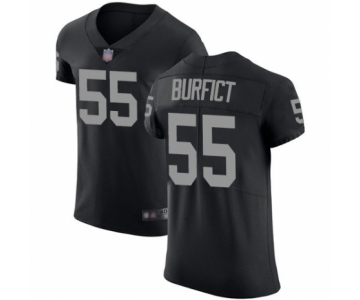 Men's Oakland Raiders #55 Vontaze Burfict Black Team Color Vapor Untouchable Elite Player Football Jersey