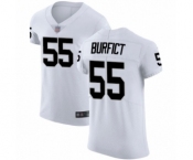 Men's Oakland Raiders #55 Vontaze Burfict White Vapor Untouchable Elite Player Football Jersey