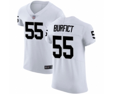 Men's Oakland Raiders #55 Vontaze Burfict White Vapor Untouchable Elite Player Football Jersey