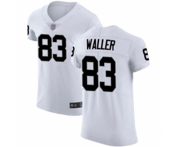 Men's Oakland Raiders #83 Darren Waller White Vapor Untouchable Elite Player Football Jersey