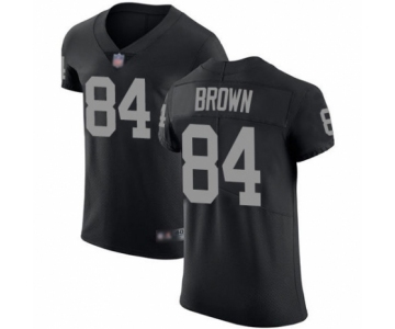 Men's Oakland Raiders #84 Antonio Brown Black Team Color Vapor Untouchable Elite Player Football Jersey