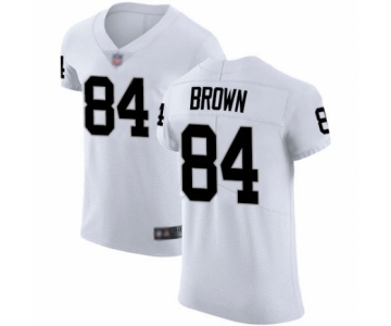 Men's Oakland Raiders #84 Antonio Brown White Vapor Untouchable Elite Player Football Jersey