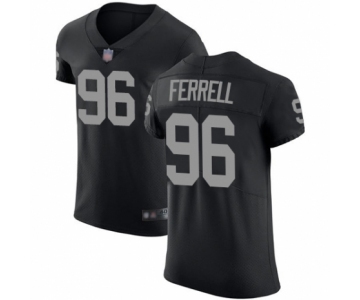 Men's Oakland Raiders #96 Clelin Ferrell Black Team Color Vapor Untouchable Elite Player Football Jersey