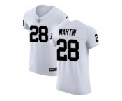 Nike Oakland Raiders #28 Doug Martin White Men Stitched NFL Vapor Untouchable Elite Jersey