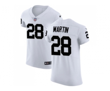 Nike Oakland Raiders #28 Doug Martin White Men Stitched NFL Vapor Untouchable Elite Jersey