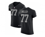 Nike Oakland Raiders #77 Kolton Miller Black Team Color Men Stitched NFL Vapor Untouchable Elite Jersey