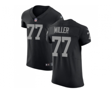 Nike Oakland Raiders #77 Kolton Miller Black Team Color Men Stitched NFL Vapor Untouchable Elite Jersey