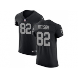 Nike Oakland Raiders #82 Jordy Nelson Black Team Color Men Stitched NFL Vapor Untouchable Elite Jersey