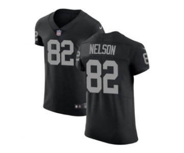 Nike Oakland Raiders #82 Jordy Nelson Black Team Color Men Stitched NFL Vapor Untouchable Elite Jersey