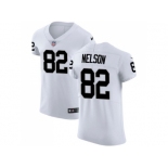 Nike Oakland Raiders #82 Jordy Nelson White Men Stitched NFL Vapor Untouchable Elite Jersey