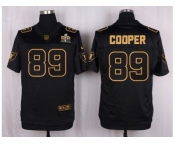 Nike Oakland Raiders #89 Amari Cooper Black Pro Line Gold Collection Jersey[Elite]