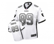 Nike Oakland Raiders #89 Amari Cooper White Men's Stitched NFL Elite Drift Fashion Jersey