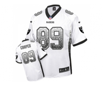 Nike Oakland Raiders #89 Amari Cooper White Men's Stitched NFL Elite Drift Fashion Jersey