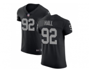 Nike Oakland Raiders #92 P.J. Hall Black Team Color Men Stitched NFL Vapor Untouchable Elite Jersey