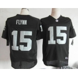 nike nfl jerseys oakland raider #15 matt flynn black [Elite]