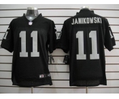 nike nfl jerseys oakland raiders #11 janikowski black[elite]