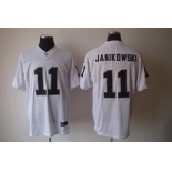 nike nfl jerseys oakland raiders #11 janikowski white[Elite]