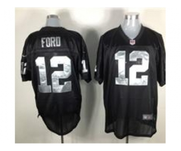 nike nfl jerseys oakland raiders #12 jacoby ford black[elite]