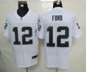 nike nfl jerseys oakland raiders #12 jacoby ford white[elite]