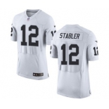 nike nfl jerseys oakland raiders #12 stabler white[2015 new Elite]