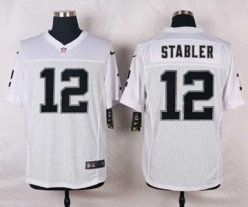 nike nfl jerseys oakland raiders #12 stabler white[Elite][stabler]