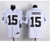 nike nfl jerseys oakland raiders #15 crabtree white[Elite]