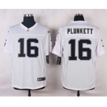 nike nfl jerseys oakland raiders #16 plunkett white[Elite]