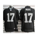 nike nfl jerseys oakland raiders #17 denarius moore black[Elite]