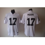 nike nfl jerseys oakland raiders #17 denarius moore white[Elite]