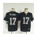 nike nfl jerseys oakland raiders #17 williams black[Elite][williams]