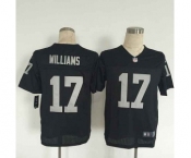 nike nfl jerseys oakland raiders #17 williams black[Elite][williams]