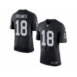 nike nfl jerseys oakland raiders #18 andre holmes black[2015 new Elite][holmes]