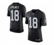 nike nfl jerseys oakland raiders #18 andre holmes black[2015 new Elite][holmes]