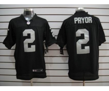 nike nfl jerseys oakland raiders #2 pryor black[elite]