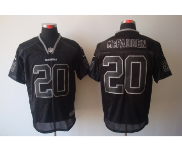 nike nfl jerseys oakland raiders #20 darren mcfadden black[Elite lights out]