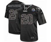 nike nfl jerseys oakland raiders #20 darren mcfadden black[Elite united sideline 50th Patch]