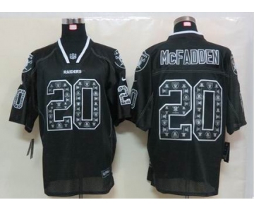 nike nfl jerseys oakland raiders #20 darren mcfadden black[Elite united sideline]