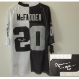 nike nfl jerseys oakland raiders #20 darren mcfadden white-black[Elite split signature]