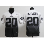 nike nfl jerseys oakland raiders #20 darren mcfadden white-grey[Elite drift fashion][second version]