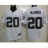 nike nfl jerseys oakland raiders #20 mcfadden white[elite]